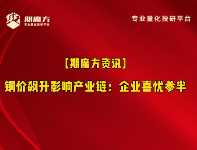 【期魔方资讯】铜价飙升影响产业链：企业喜忧参半|魔方商学院