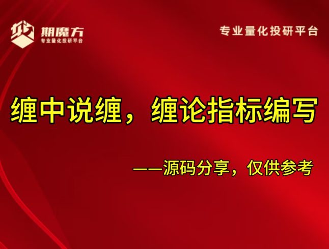 魔方商学院：缠中说缠，缠论指标编写 ——源码分享，仅供参考|指标策略专区论坛|魔方商学院|魔方商学院