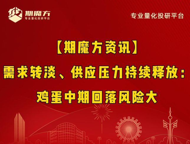 【期魔方资讯】需求转淡、供应压力持续释放：鸡蛋中期回落风险大|魔方商学院